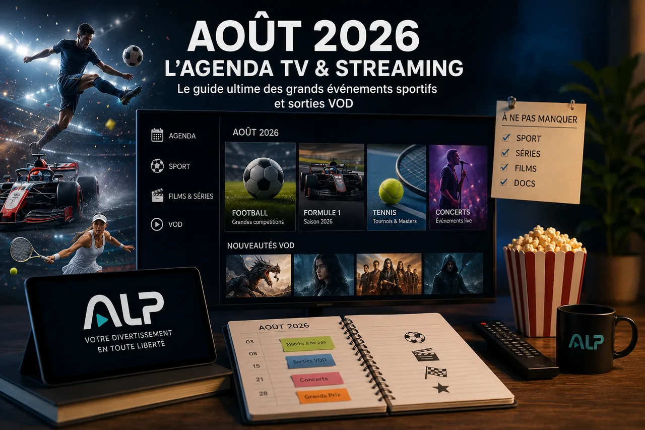 Agenda TV et streaming des grands événements sportifs d'août 2026 en 4K